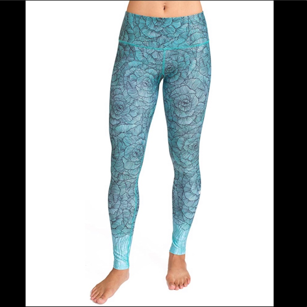 Inner Fire Activewear Blossom Mint Leggings